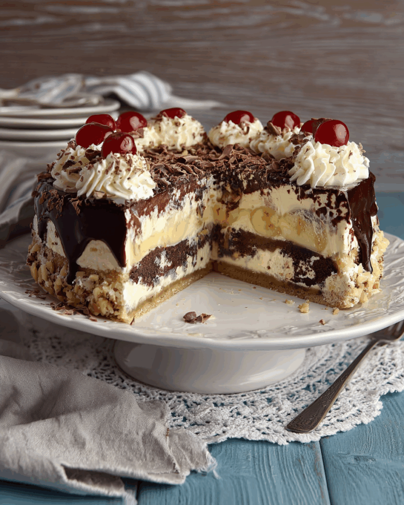 Banana-Split-Torte