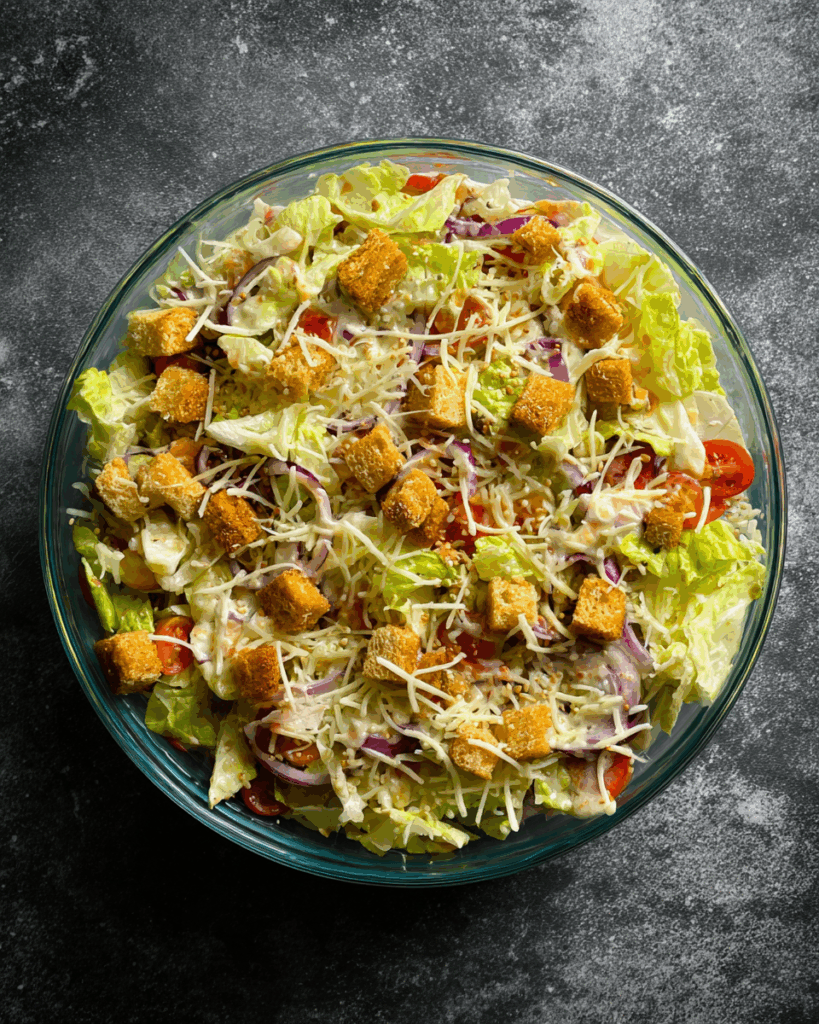 Big Mac Salat vegetarisch