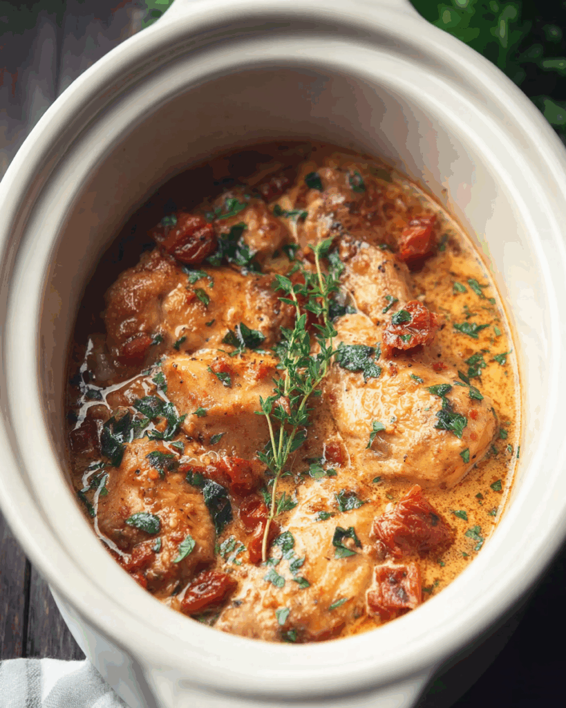 Crockpot Toskanisches Hähnchen