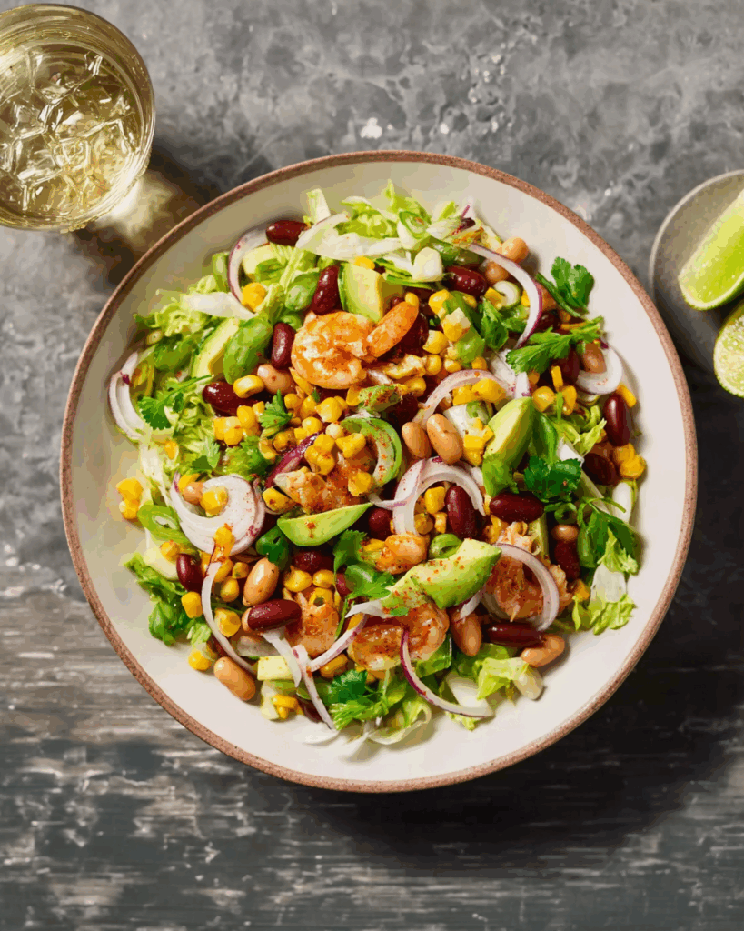 Golf von Mexiko Cannellini Bohnen und Mais Salad