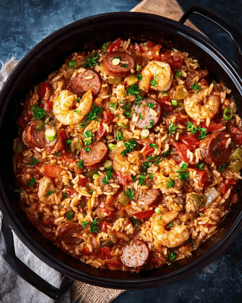 Herzhafte Jambalaya aus dem Schongarer – Südstaaten-Küche leicht gemacht