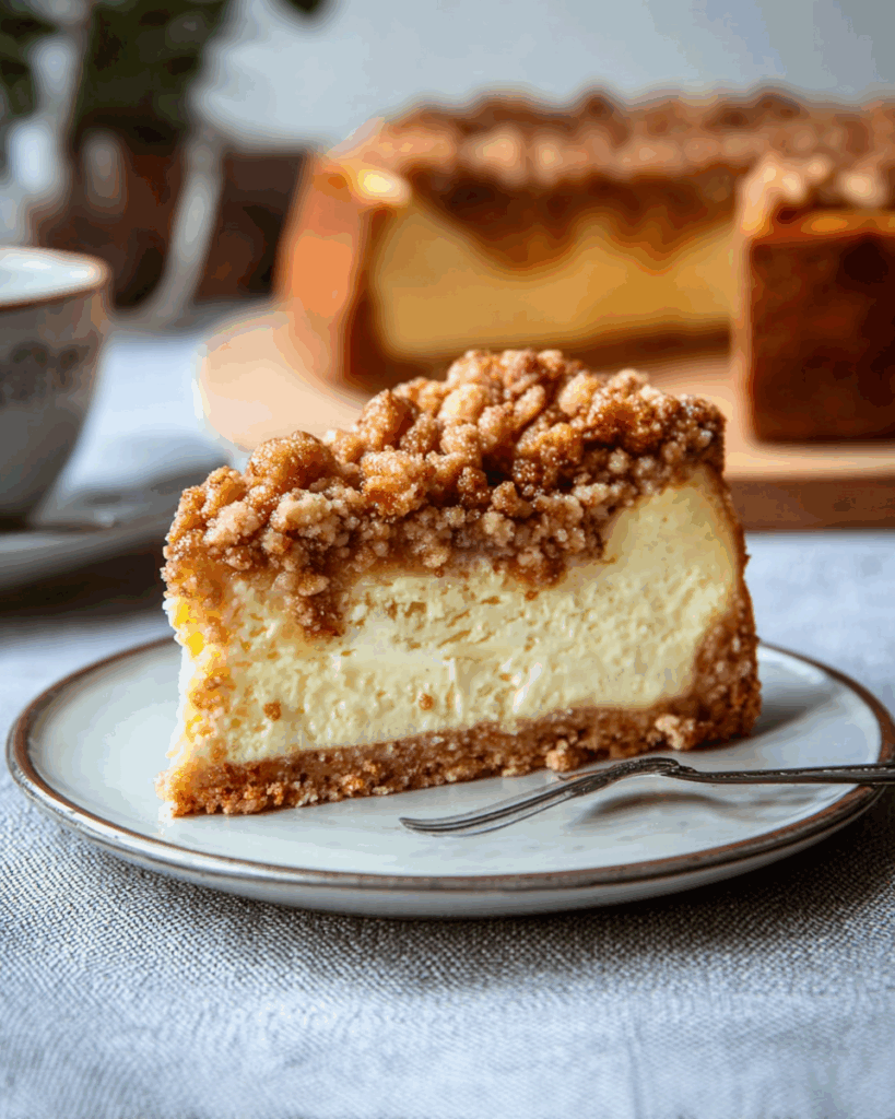 Käsekuchen mit Streuseln