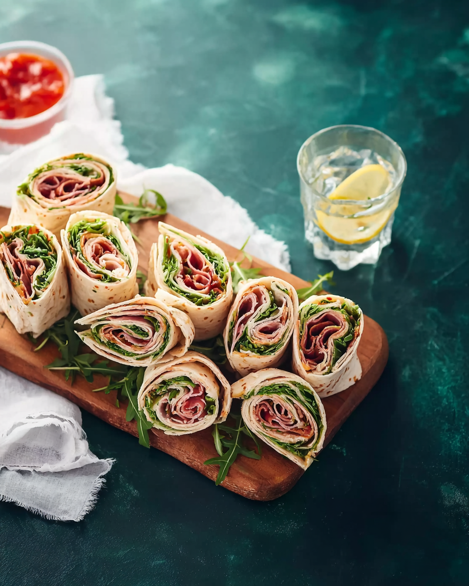 Rucola-Schinken-Wraps