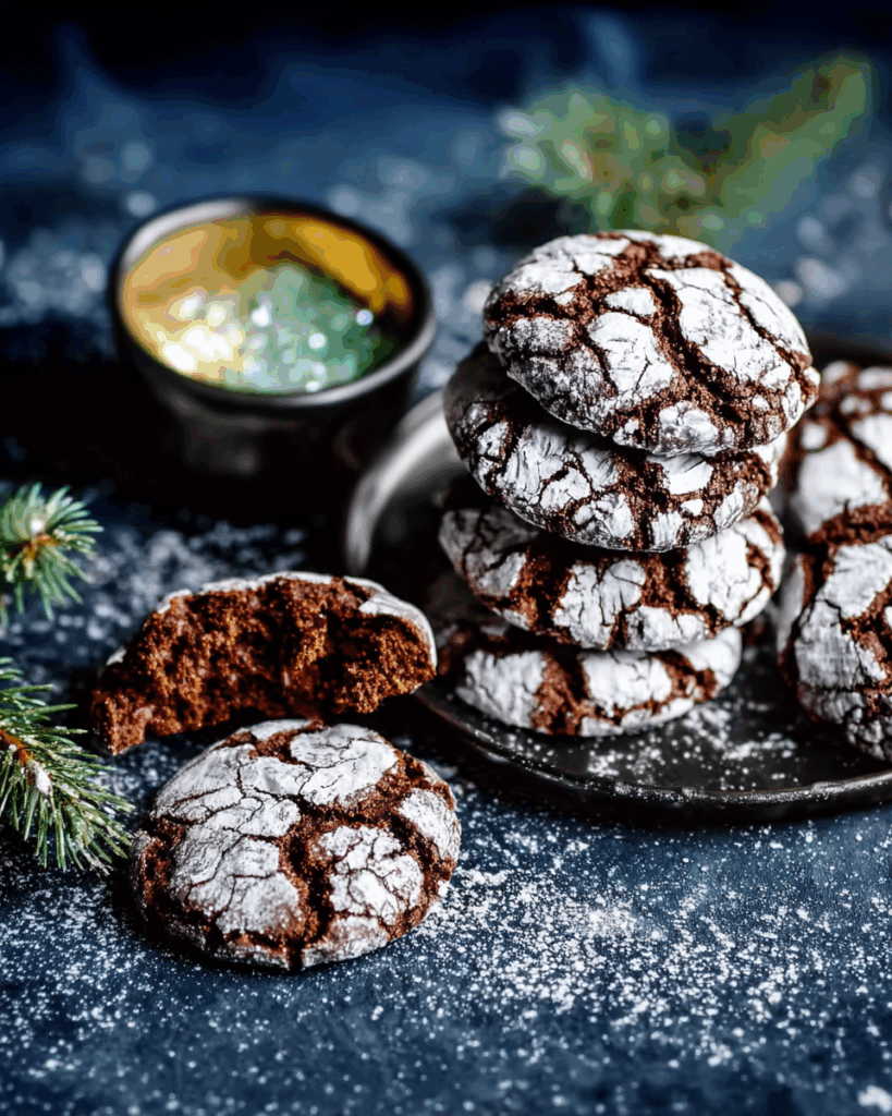 Schokoladige Crinkle Cookies – zart, fudgy & unwiderstehlich