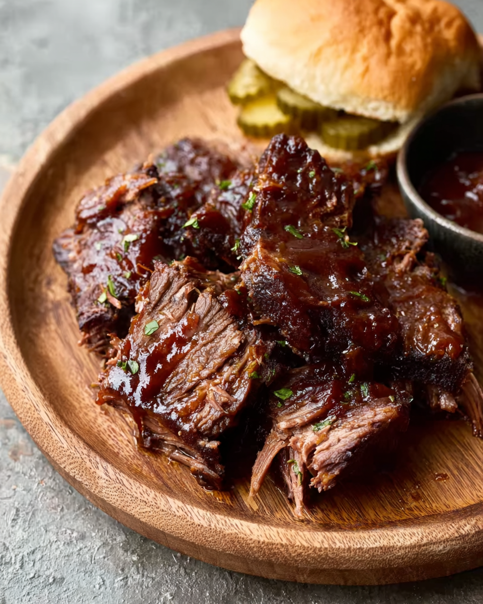 Slow Cooker Barbecue Beef
