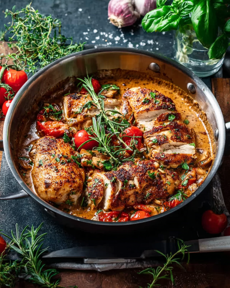 Toskanische Hähnchenpfanne