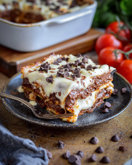 Vegane Schokoladen-Lasagne