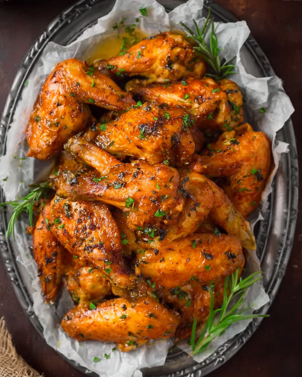 Zarte BBQ-Hähnchenflügel aus dem Slow Cooker