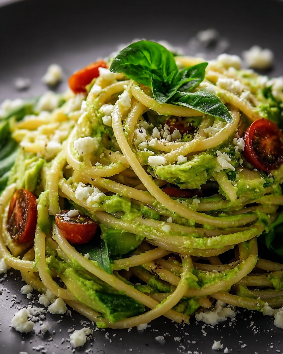 Avocado Pasta mit einem Hauch von Cremigkeit