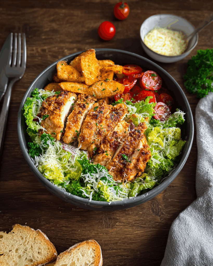 Caesar-Hähnchen-Bowl