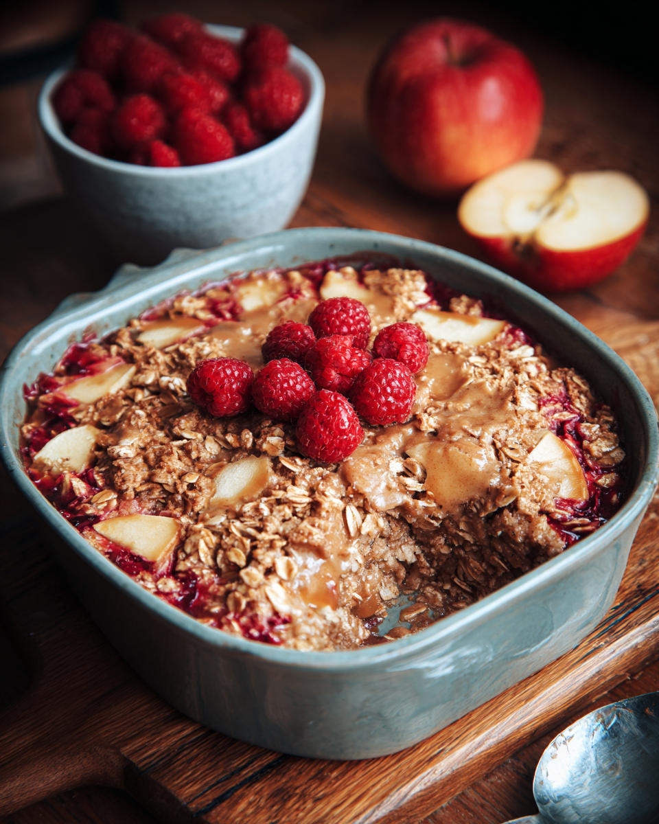 Apfel-Zimt Baked Oatmeal