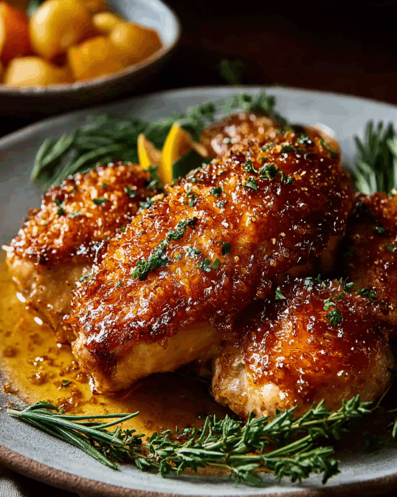 Gebackenes Knuspriges Hot Honey Hähnchen