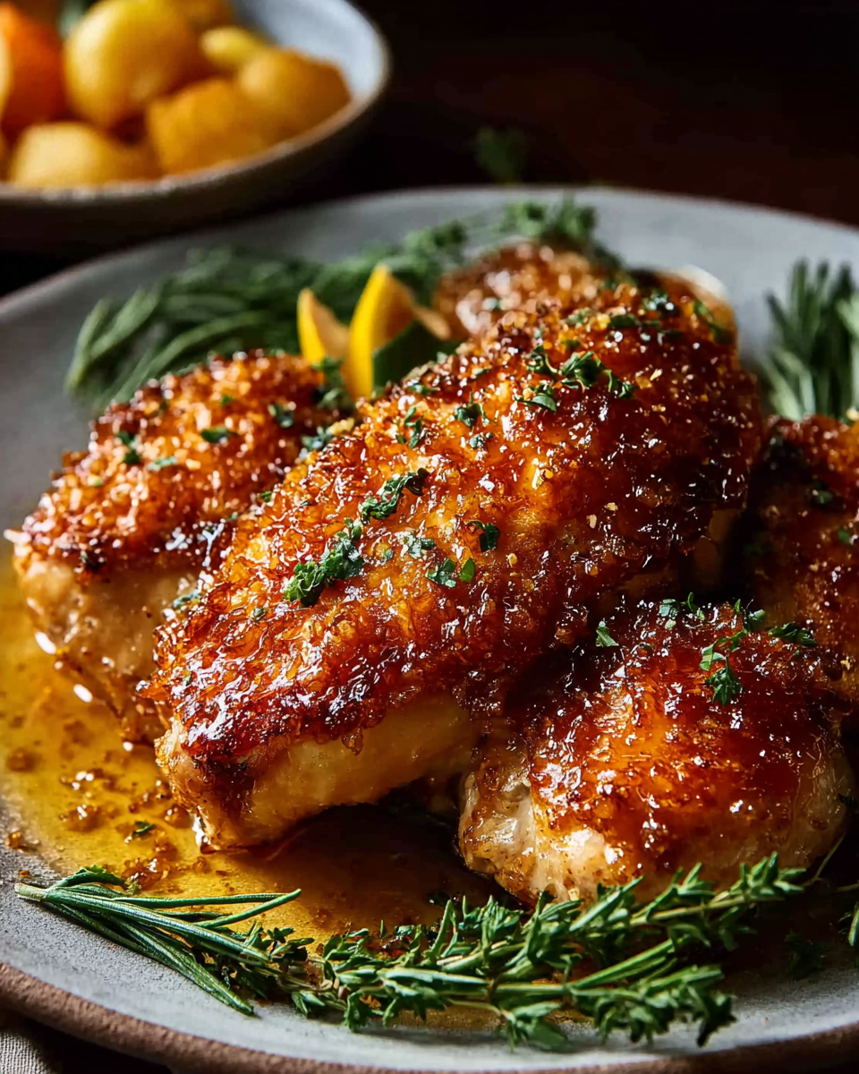 Gebackenes Knuspriges Hot Honey Hähnchen