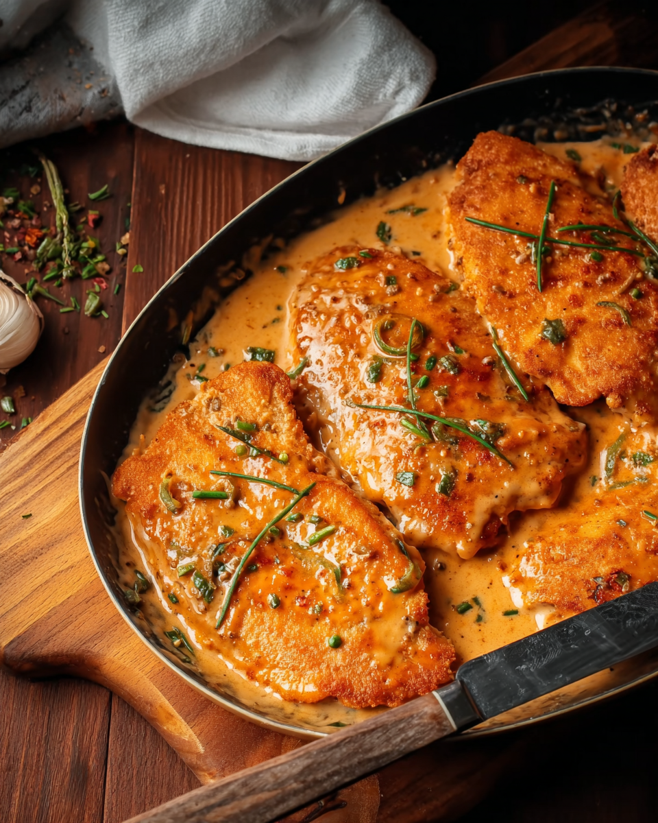 Hähnchenbrust in Frischkäsesauce