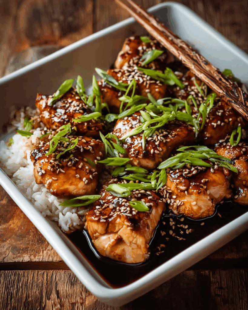 Saftiges Teriyaki-Hühnchen