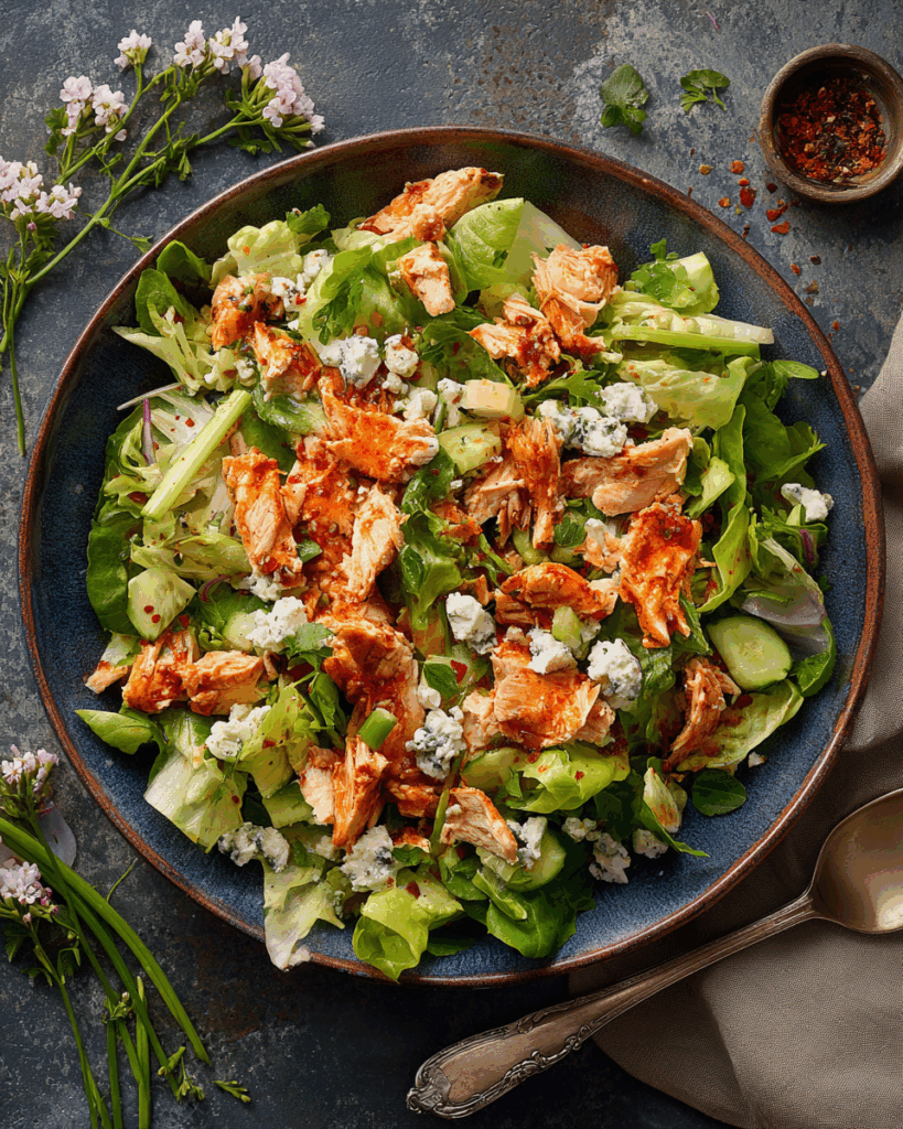 Würzige und Pikante Buffalo Chicken Salad