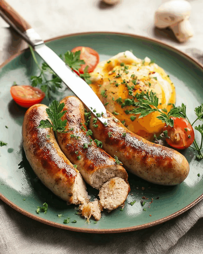 Weißwurst mit Truthahn
