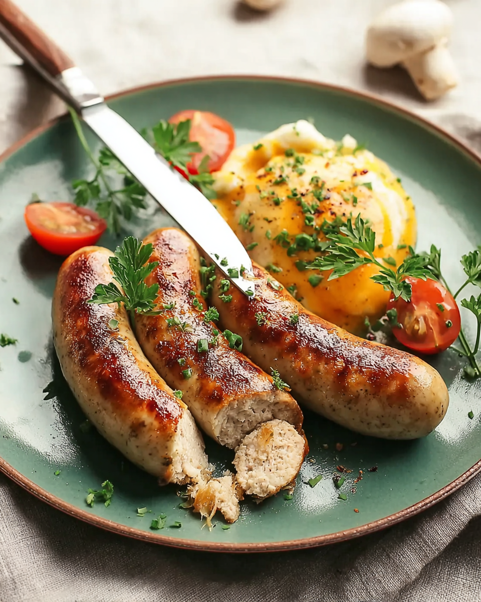 Weißwurst mit Truthahn