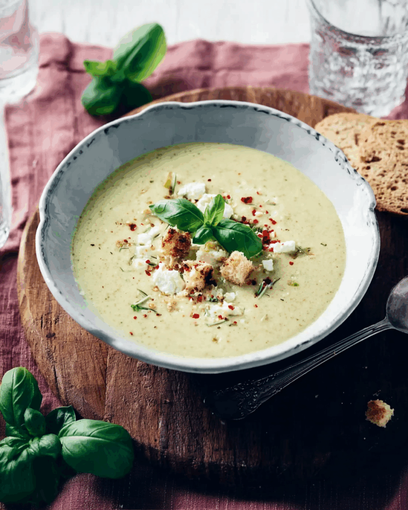 Kalte Auberginen-Feta-Suppe