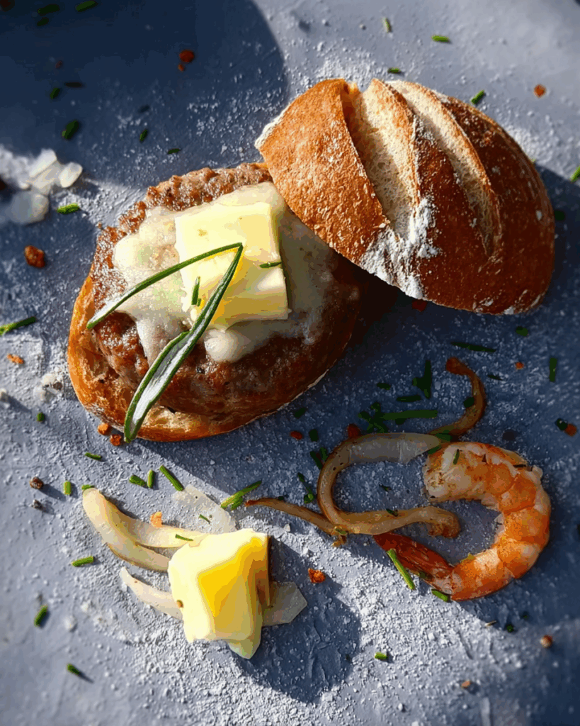 Überbackene Fleischlaibchen