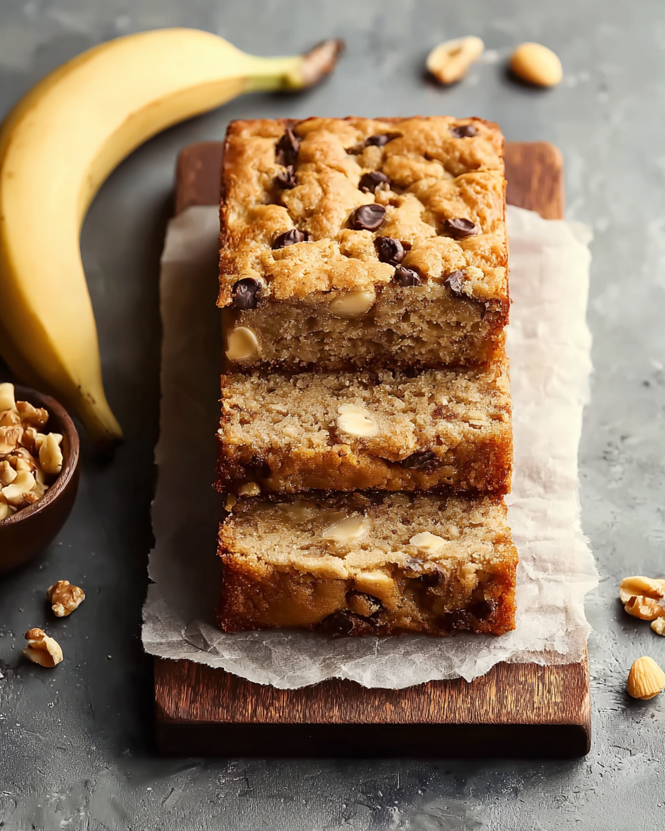 Bananenbrot-Blondies