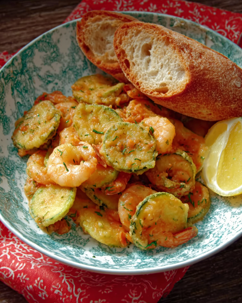 Garnelen-Zucchini-Snack