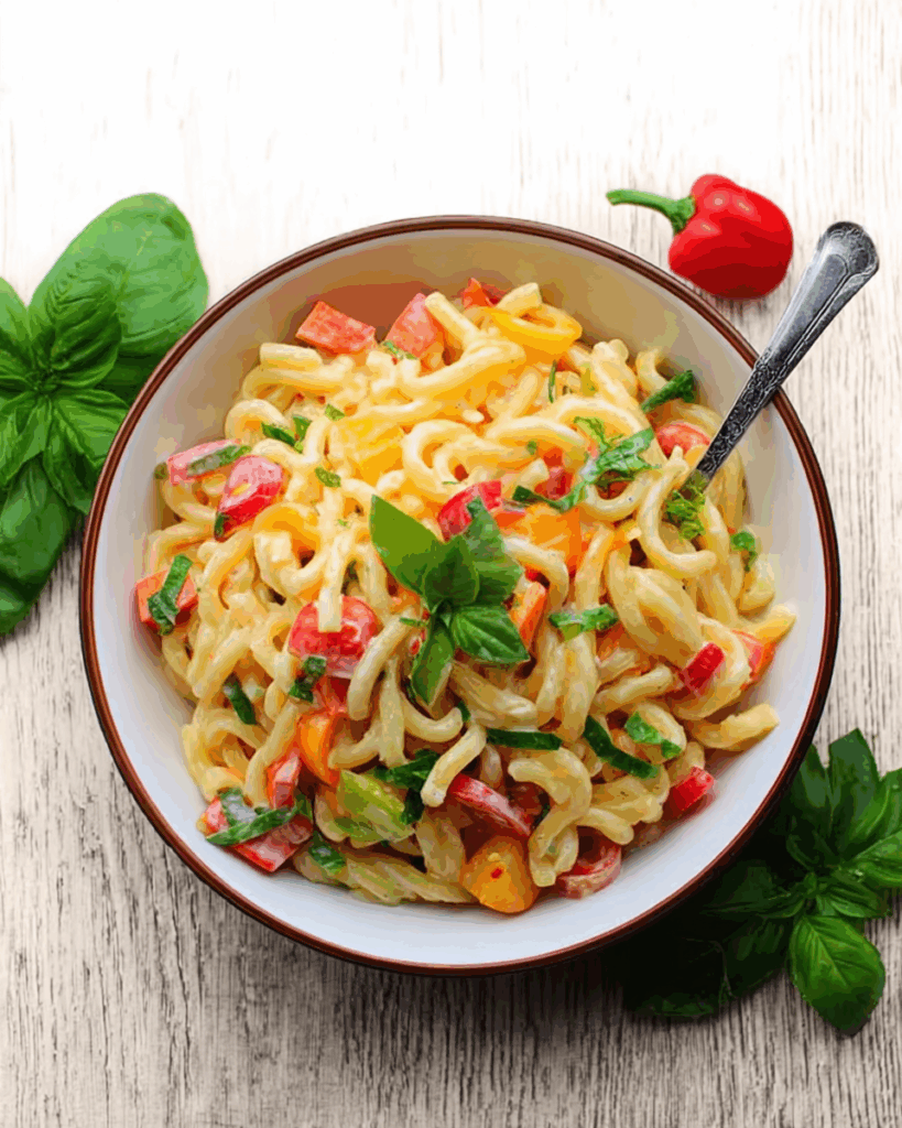 Peperoni-Nudelsalat