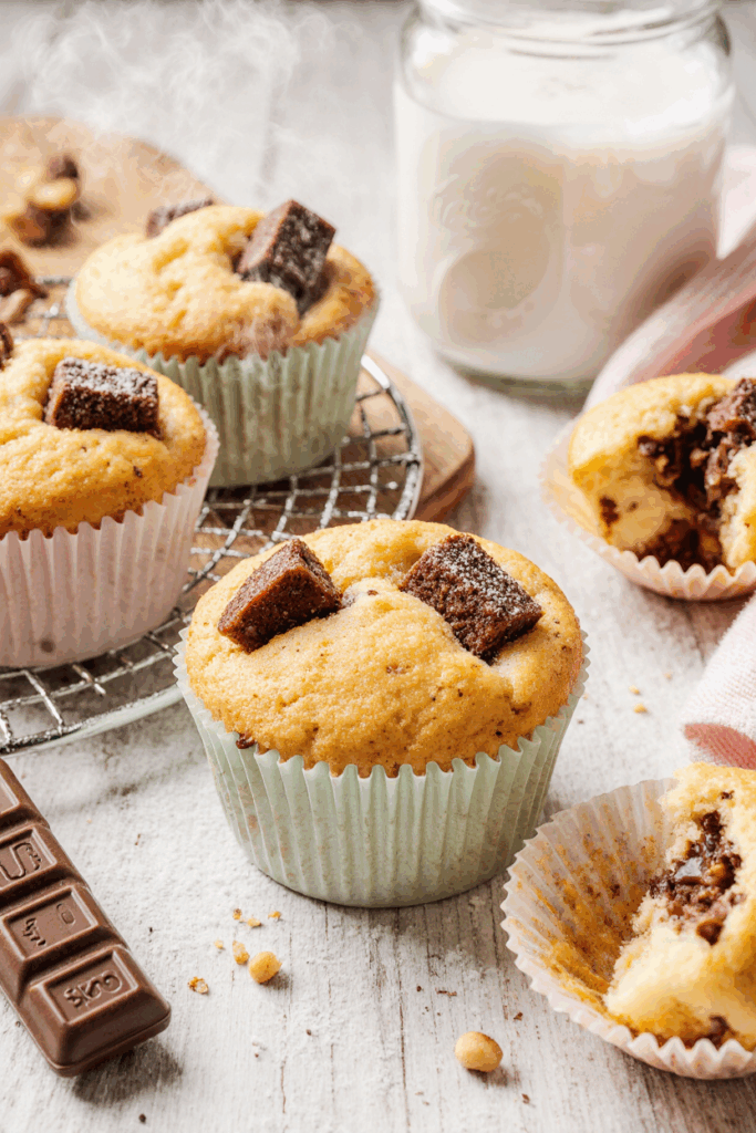 Kinderschokolade-Muffins