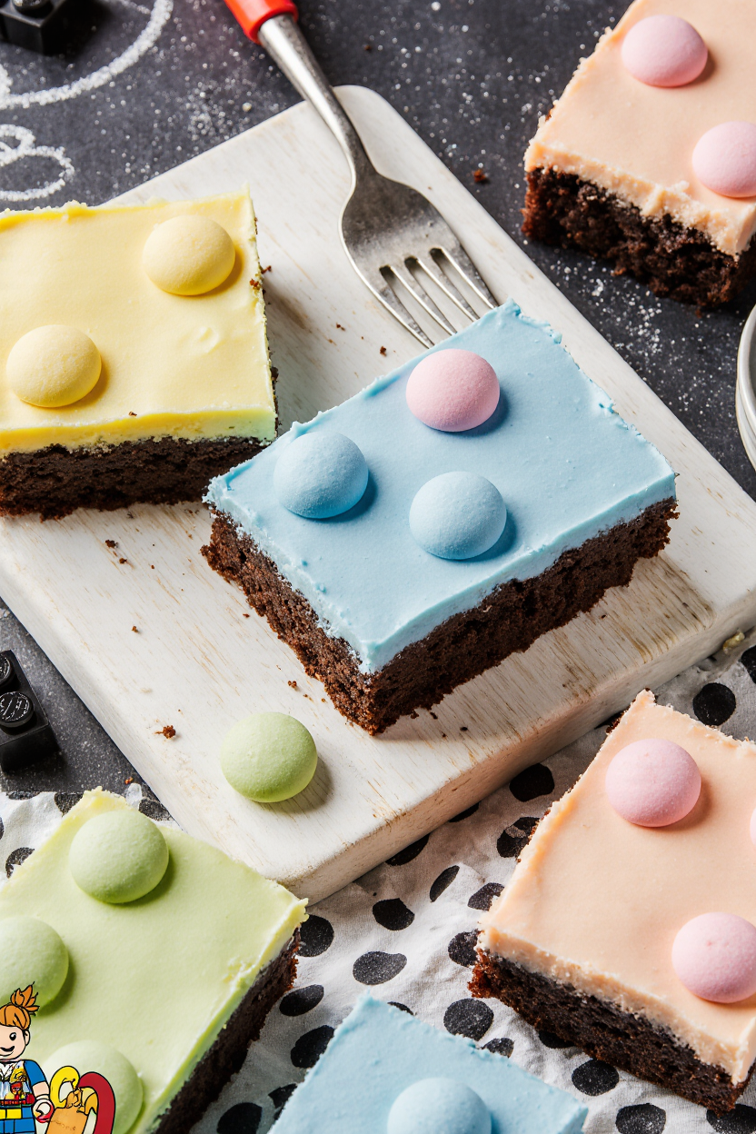 Lego-Brownies für Kinder