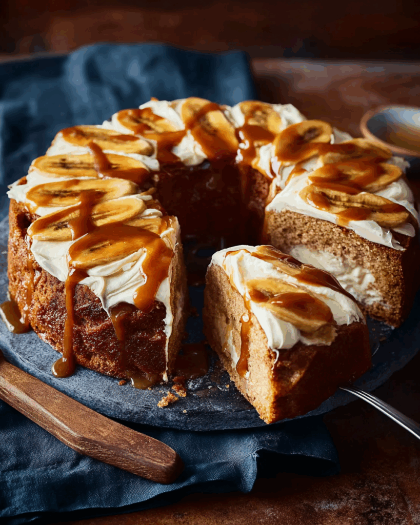 Bananen-Karamell-Kranzkuchen