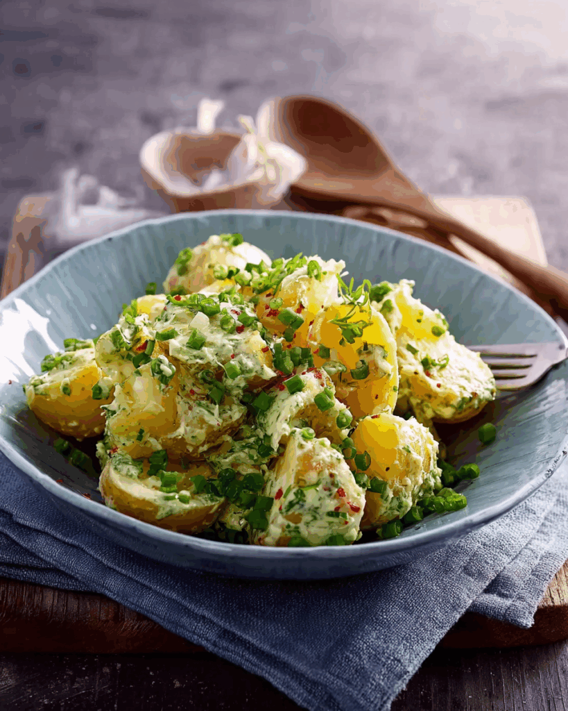 Kartoffelsalat mit Bärlauch-Mayonnaise