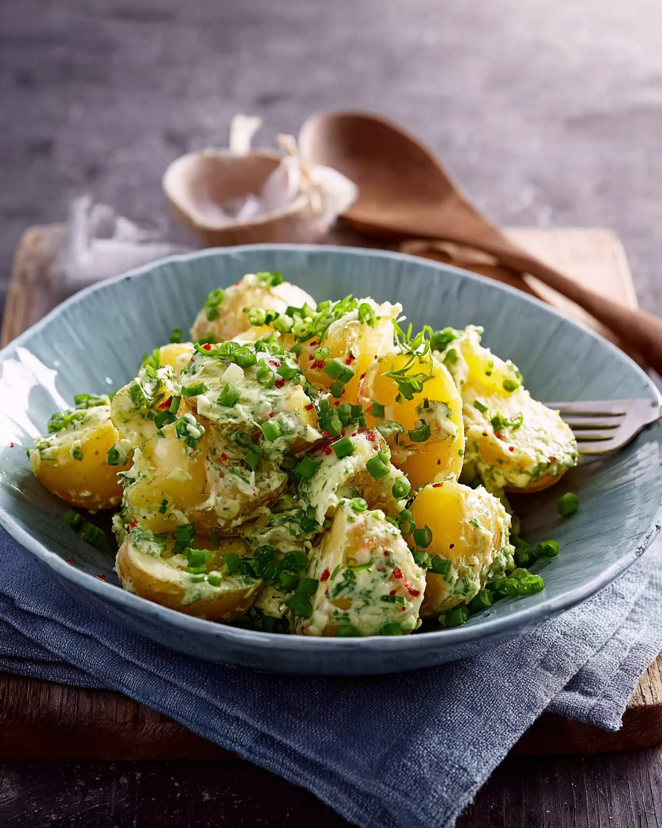 Kartoffelsalat mit Bärlauch-Mayonnaise