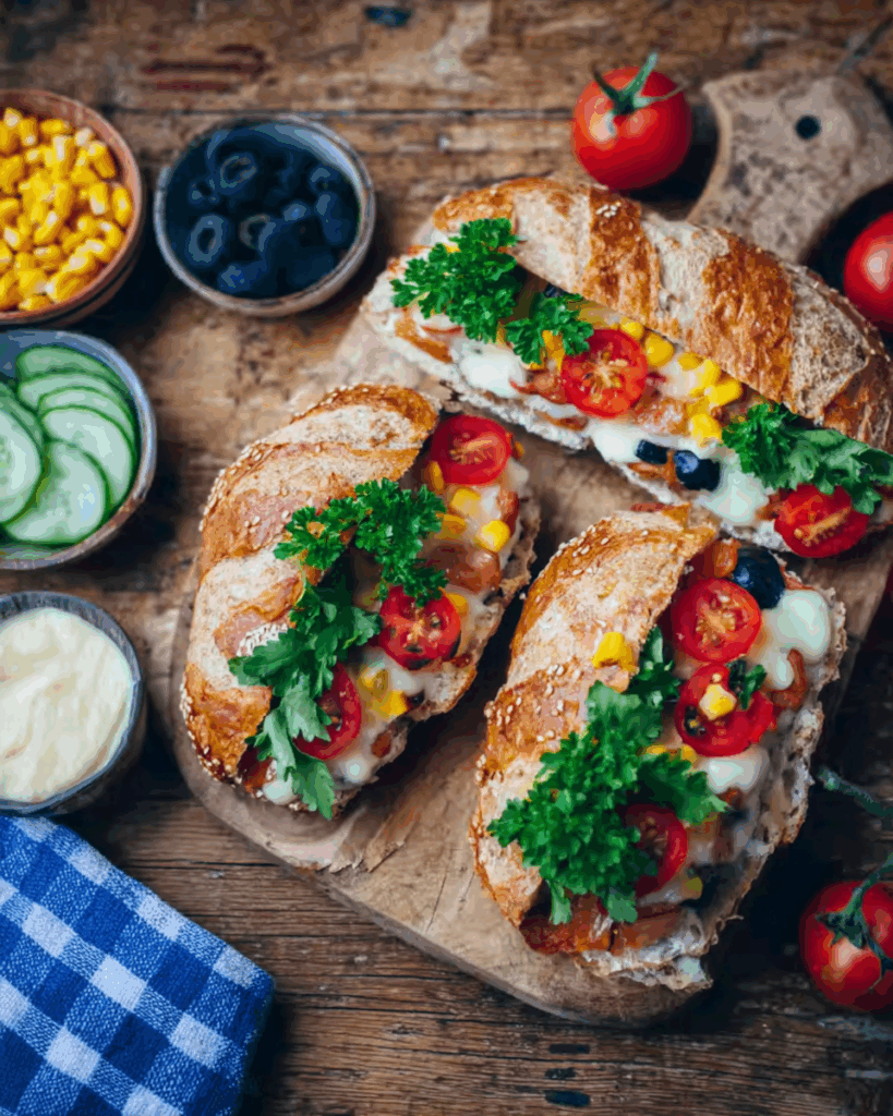 Pizzabrötchen für die Fußball-EM