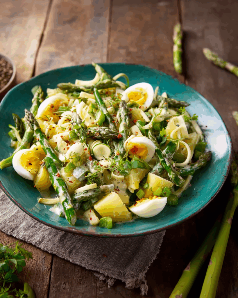 Grüner Spargel Kartoffelsalat