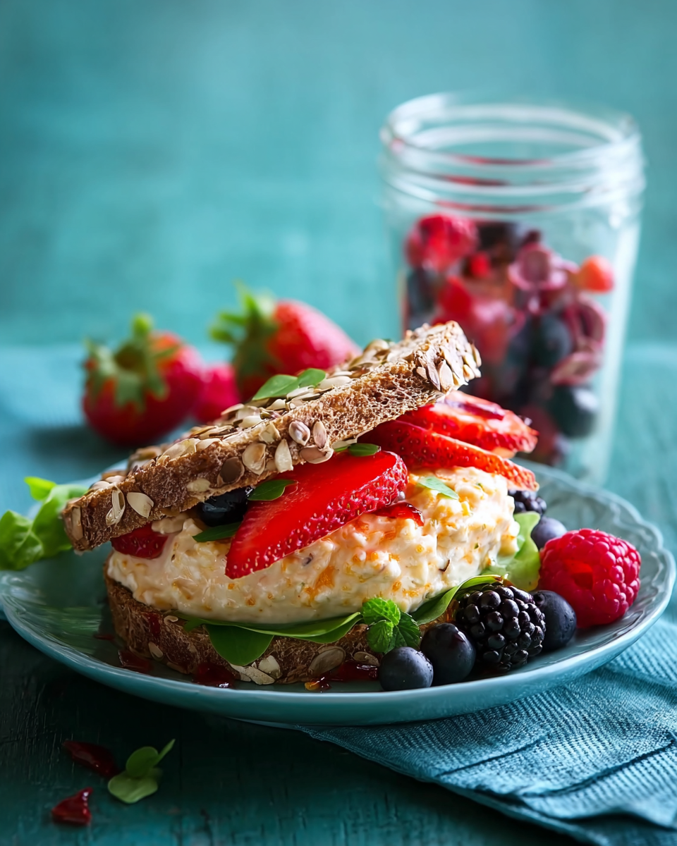 Overnight Oats mit Beeren