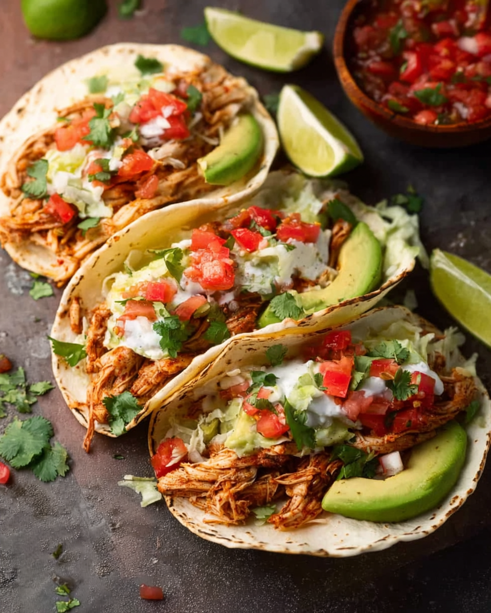 Slow Cooker Chicken Tacos