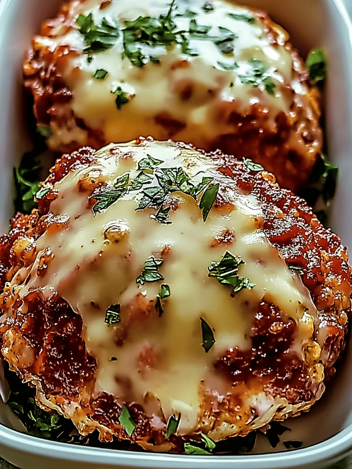 Unglaublich schmelzender Knoblauch-Parmesan-Hühnchen-Fleischlaib 4 Unglaublich schmelzender Knoblauch-Parmesan-Hühnchen-Fleischlaib