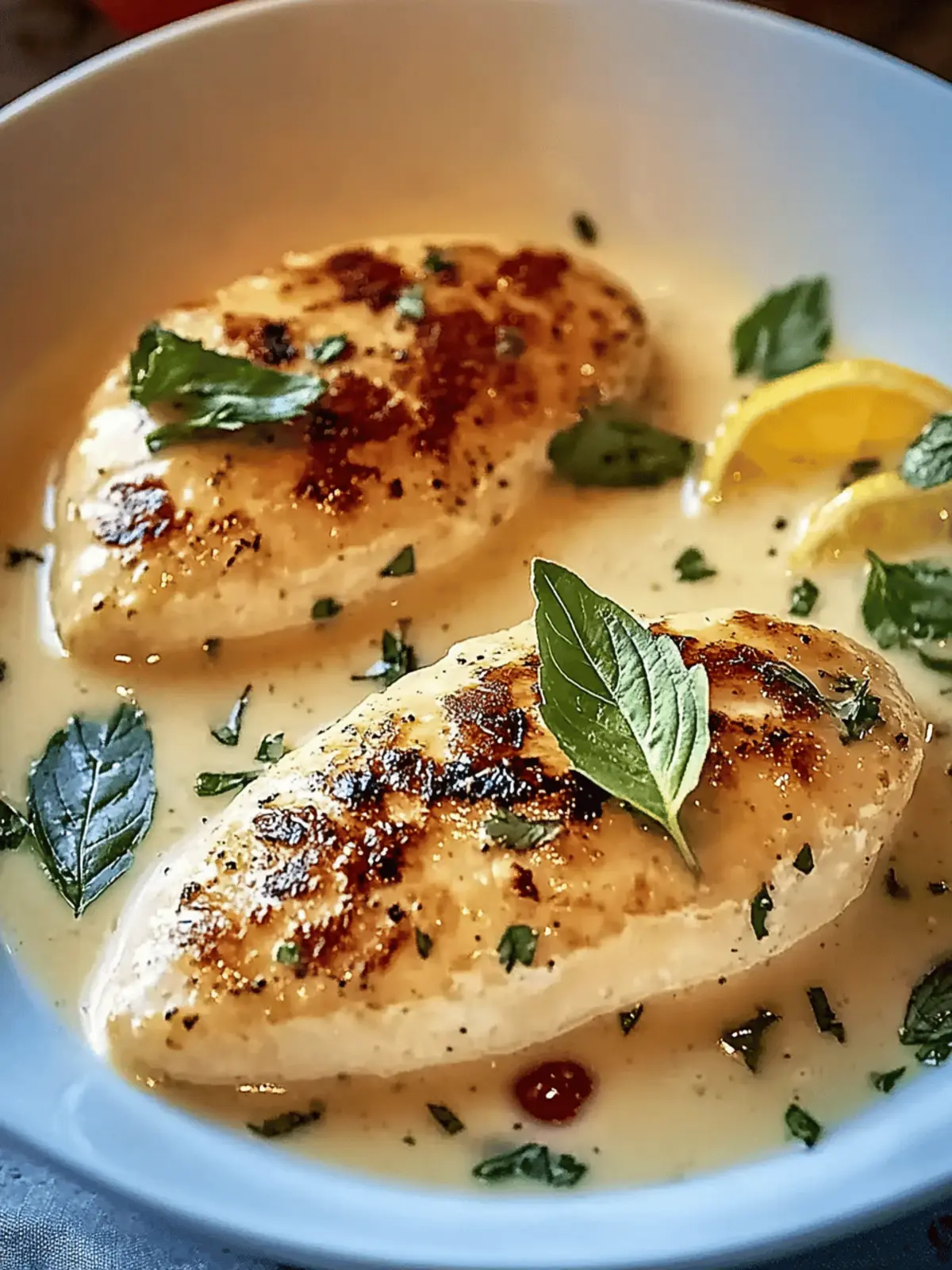 Basilikumrahmsoße Hähnchen: Schnell und lecker genießen 2 Basilikumrahmsoße Hähnchen: Ein leckeres Rezept zum Ausprobieren