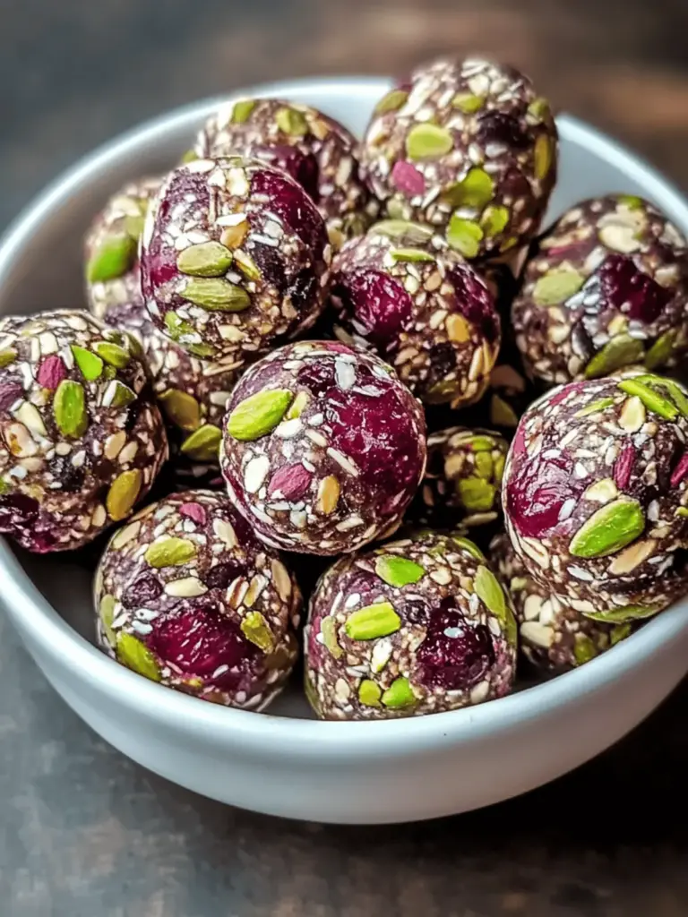 Cranberry Pistazien Energie Bissen