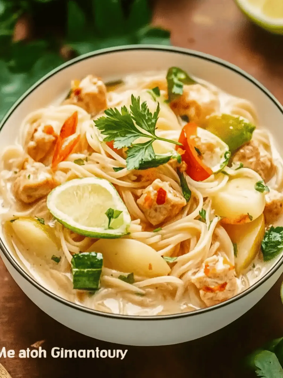 Mix Asiatischer Hähnchensalat mit knusprigen Nudeln 4 Mix Asiatischer Hähnchensalat mit knusprigen Nudeln