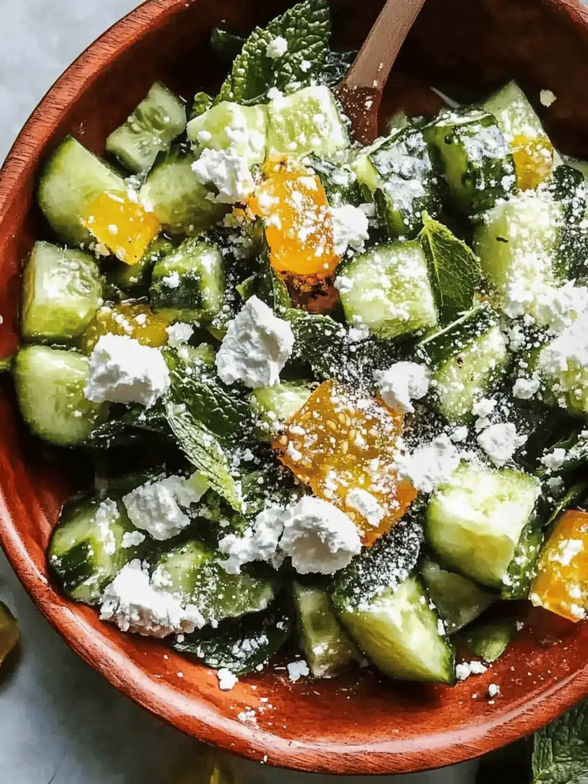 Z smashed Gurkensalat mit Feta für den Sommergenuss 4 Z smashed Gurkensalat mit Feta