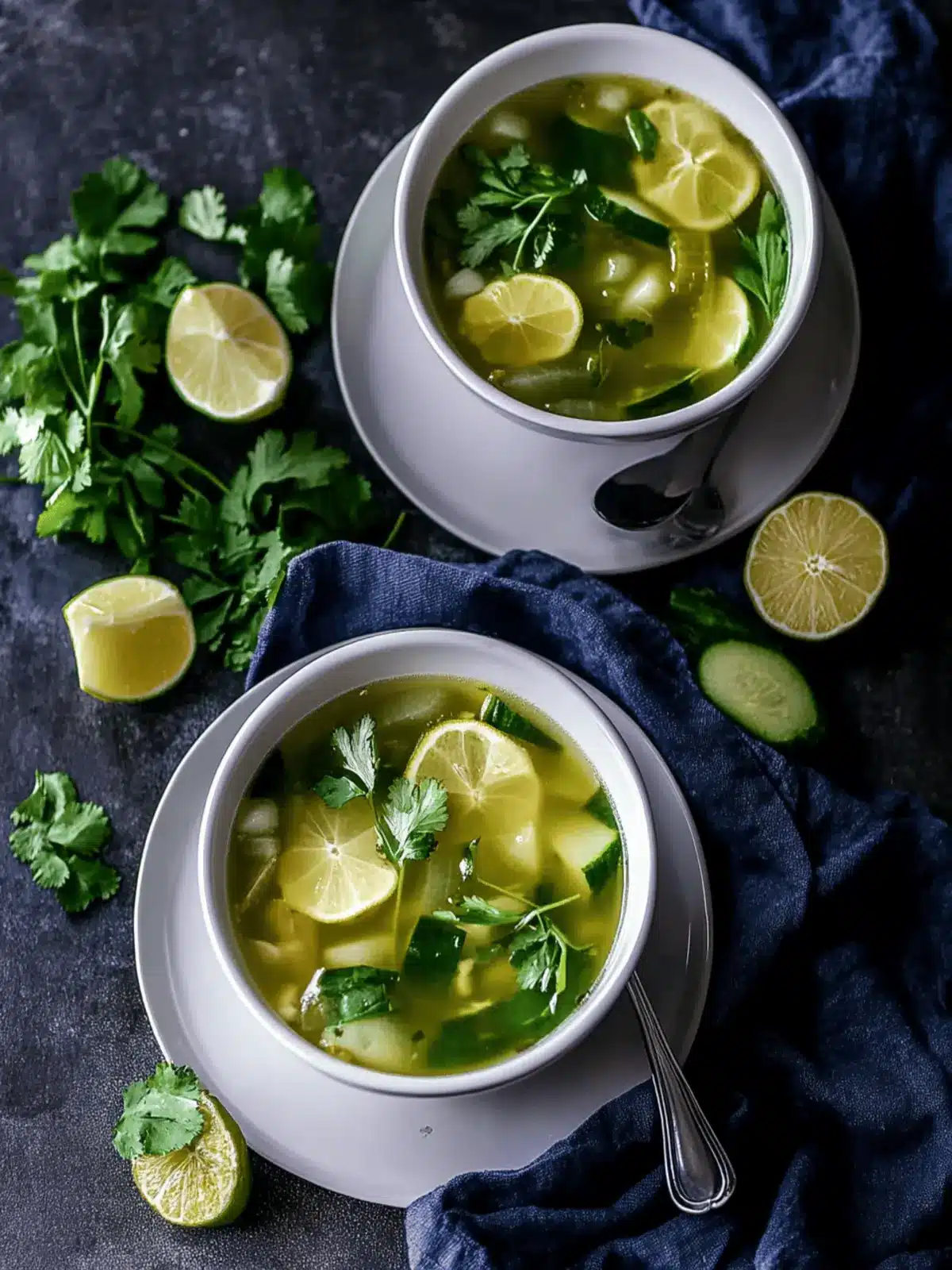 Koriandersuppe: Cremiger Genuss für alle! 4 Koriandersuppe