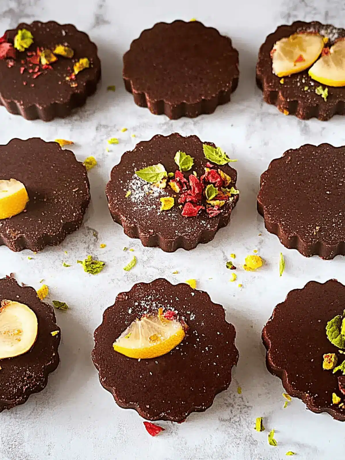 Schokoladen-Shortbread-Kekse für jeden Anlass 2 Schokoladen-Shortbread-Kekse