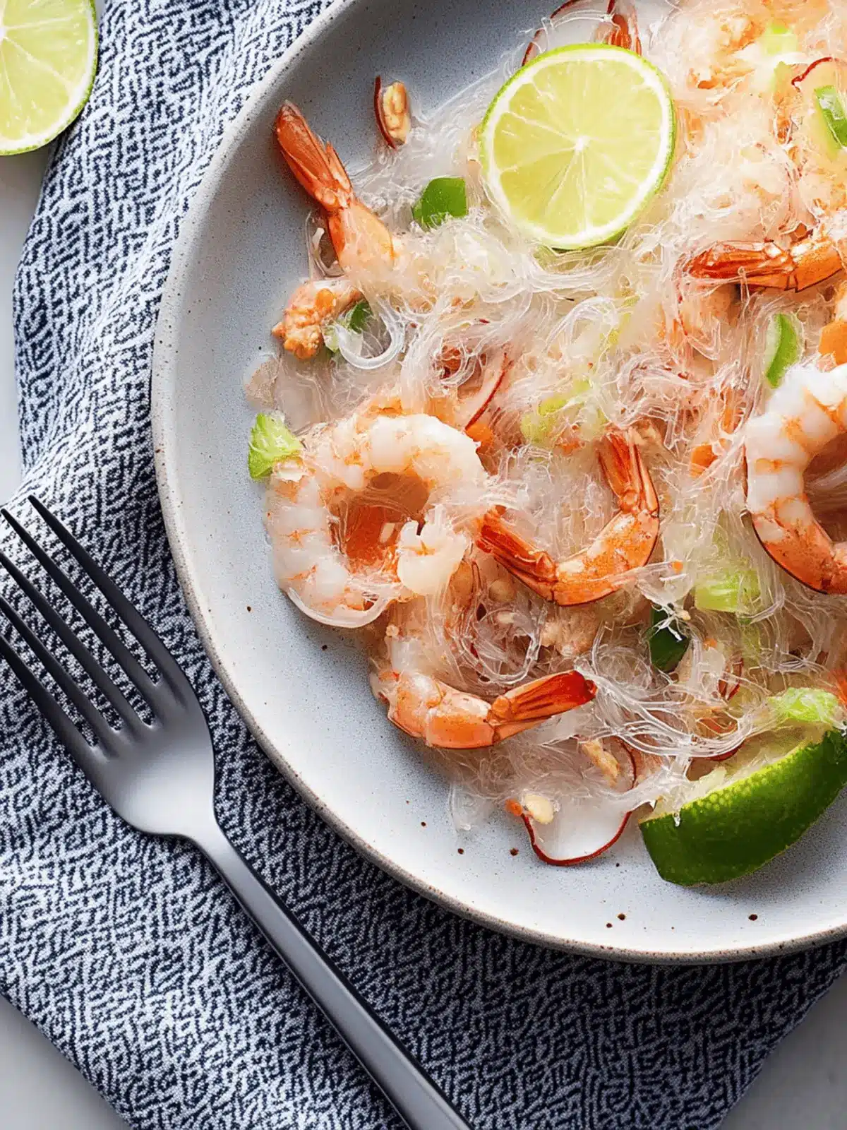 Yum Woon Sen: Frischer thailändischer Glasnudelsalat 3 Yum Woon Sen (thailändischer Glasnudelsalat)