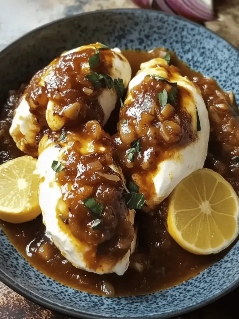 Französischer Zwiebelhähnchen