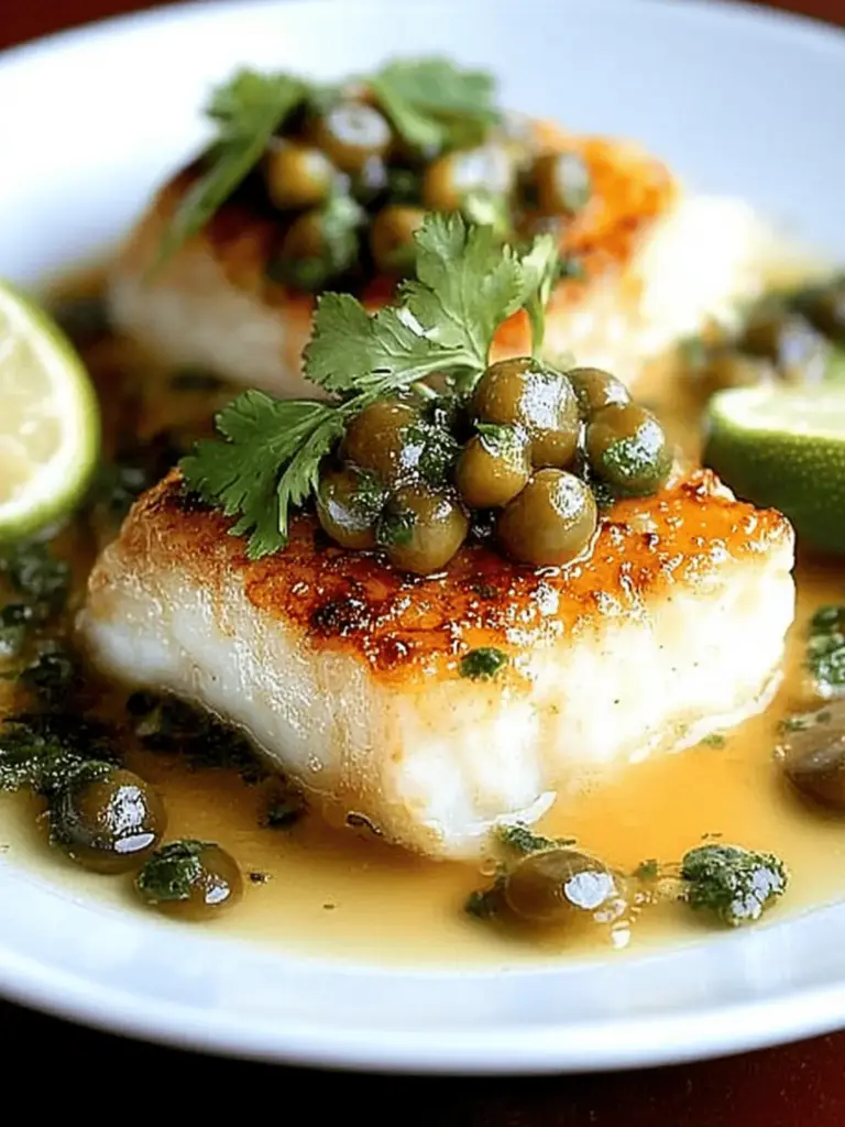 Kabeljau Piccata