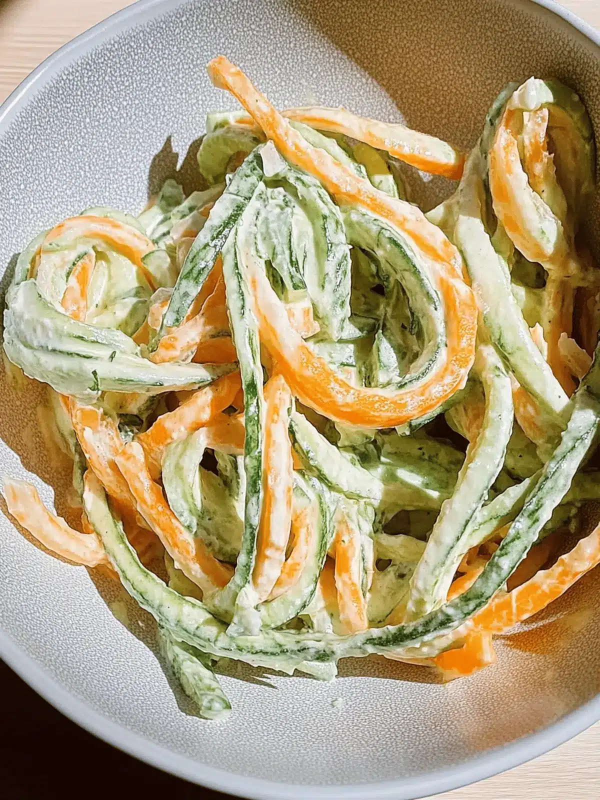 Cremiger Gurken- und Karottensalat – Einfache Rezepte 3 Cremiger Gurken- und Karottensalat – Einfache Rezepte Favorit