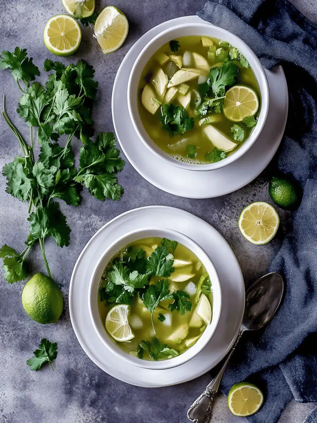 Koriandersuppe: Cremiger Genuss für alle! 2 Koriandersuppe