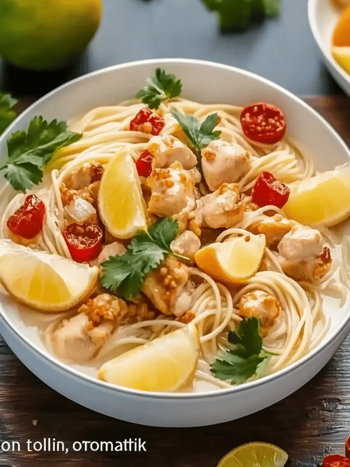 Mix Asiatischer Hähnchensalat mit knusprigen Nudeln 3 Mix Asiatischer Hähnchensalat mit knusprigen Nudeln