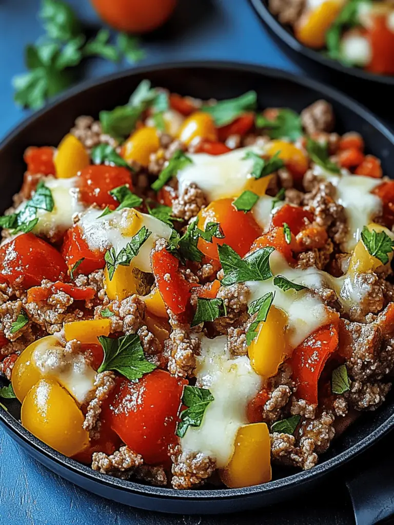 kalorienarmes Hackfleisch-Gemüse